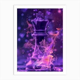 Chess Piece Art Print