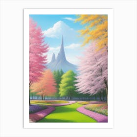 Springtime In The Park Art Print