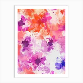 Watercolor Flowers 20 Art Print