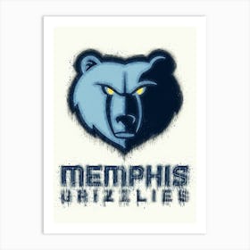 Memphis Grizzlies 1 Art Print