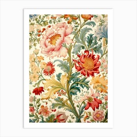 Floral Pattern 14 Art Print