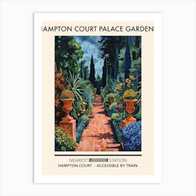 Hampton Court Palace Gardens London Parks Garden 3 Art Print