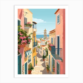 Lagos Portugal 1 Illustration Art Print