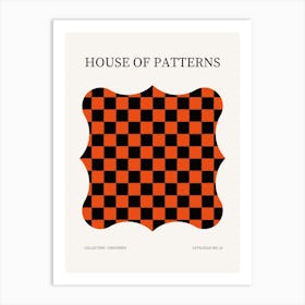 Checkered Pattern Poster 23 Art Print