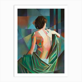 Homage To Eug�ne Durieus Seated Female Nude 02 08 22 (3 4 Ratio) (3118 X 4157) Art Print