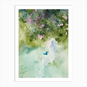 Sea Angel Storybook Watercolour Art Print