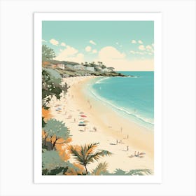 Noosa Main Beach Golden Tones 2 Art Print