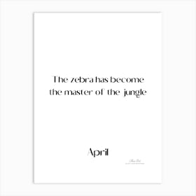 April, the month of jokes. The funny, the strange, an annual tradition.7 Art Print