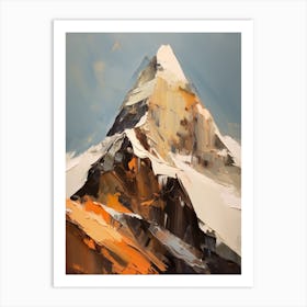K2 Pakistan China 1 Mountain Painting Art Print