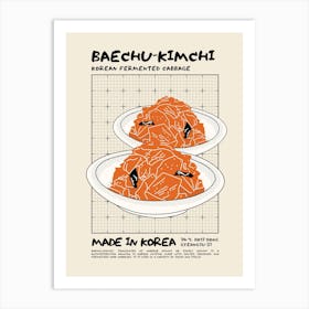 Baechu Kimchi Art Print