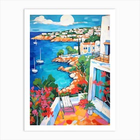 Ibiza Spain 1 Fauvist Painting Art Print