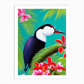 Bufflehead Tropical bird Art Print