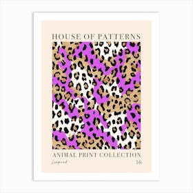 House Of Patterns Leopard Animal Print Pattern 1 Art Print