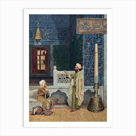Koranic Instruction, Osman Hamdi Bey Art Print