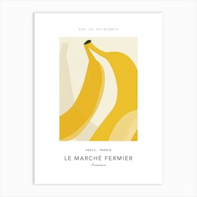 Bananas Le Marche Fermier Poster 3 Art Print