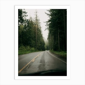 Forest Drive Art Print