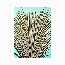 Acropora Cytherea Iii Linocut Art Print