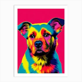 Puli Andy Warhol Style Dog Art Print