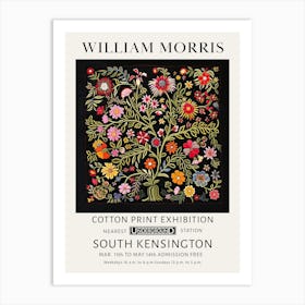 William Morris Flowers Scarf Botanical Art Print