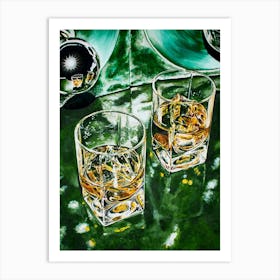 Green Scotch Art Print