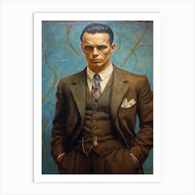  Gangster Art John Dillinger Public Enemy No 1 5 Art Print