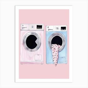 Two Washing Machines 4 Art Print