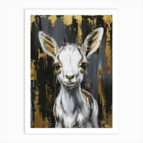 Baby Goat Canvas Print Art Print