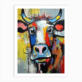 Cow Painting Art Print