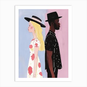 Man And A Woman 9 Art Print