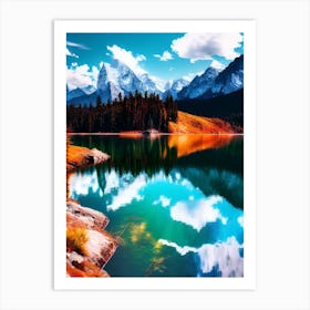 Mountain Lake 15 Art Print