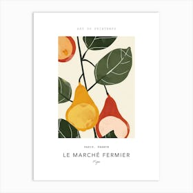 Figs Le Marche Fermier Poster 3 Art Print