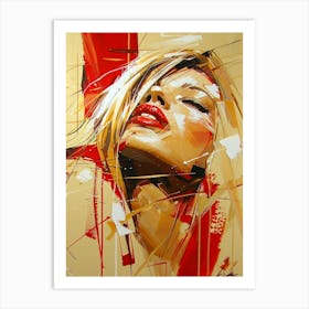 Abstract Of A Woman 38 Art Print