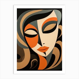 'The Face Of A Woman' Art Print