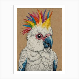 Rainbow Cockatoo 4 Art Print