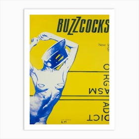 Buzzcocks Orgasm Addict Uk Promotional Poster Art Print