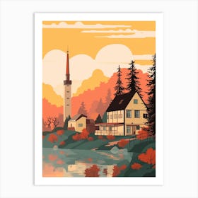 Germany 1 Travel Illustration Art Print