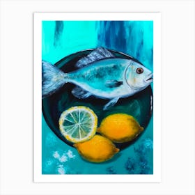 Fish Plate Art Print
