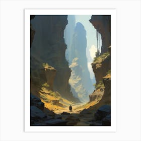 Canyon Art Print