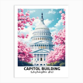 Capitol Building Art Print