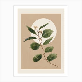 Beautiful Plant Leaves 3 Art Print