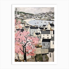 Fowey (Cornwall) Painting 3 Art Print