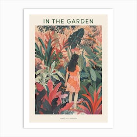 In The Garden Poster Wave Hill Garden Usa 2 Art Print