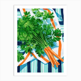 Parsley Summer Illustration 2 Art Print