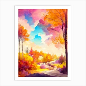 Autumn Landscape 3 Art Print