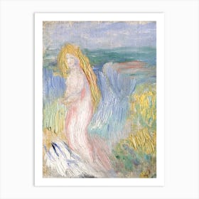 Small Study For A Nude, Pierre Auguste Renoir Art Print