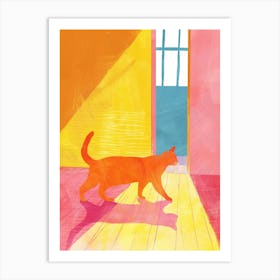 Orange Cat 8 Art Print