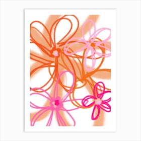 Tropical Flowers Art Print