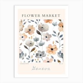 Flower Market 40 Art Print