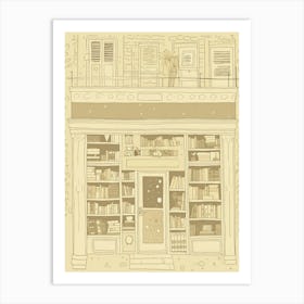 Florence The Book Nook Pastel Colours 2 Art Print