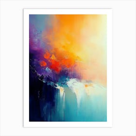 Abstract Oil Painting 2 Art Print